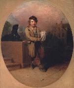 Henry Inman News Boy Germany oil painting artist